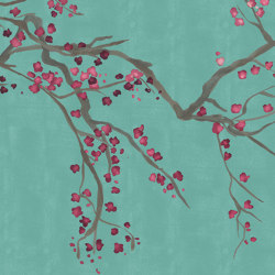 Takeda - Teal | Wall coverings / wallpapers | Feathr