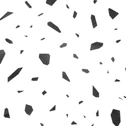 Terrazzo Noir - White | Revêtements muraux / papiers peint | Feathr