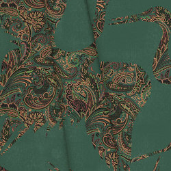 The Swoop Fabric - Green | Drapery fabrics | Feathr