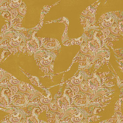 The Swoop Fabric - Yellow | Tejidos decorativos | Feathr