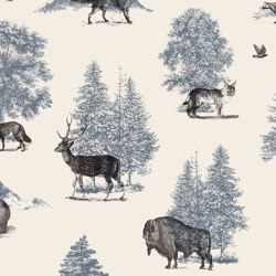Where They Belong Winter - Blue | Wall coverings / wallpapers | Feathr