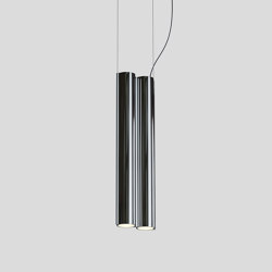Silo 2SB - Mirror Polished Aluminum | Suspended lights | Lambert et Fils