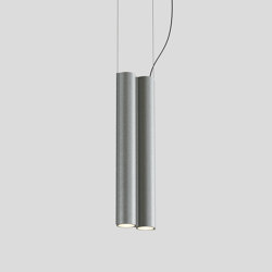 Silo 2SB - Tumbled Aluminum | Lámparas de suspensión | Lambert et Fils