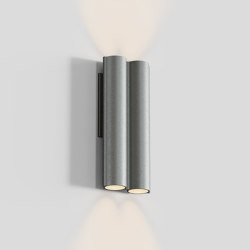 Silo 2WA - Tumbled Aluminum | Lampade parete | Lambert et Fils