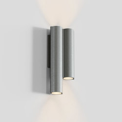 Silo 2WC - Tumbled Aluminum | Wall lights | Lambert et Fils