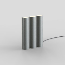 Silo 3TA - Tumbled Aluminum | Lampade tavolo | Lambert et Fils