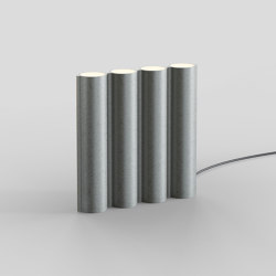 Silo 4TA - Aluminum texturé | Luminaires de table | Lambert et Fils