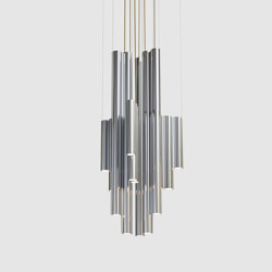 Silo Atelier 02 - Aluminum miroir | Suspended lights | Lambert et Fils