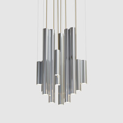 Silo Atelier 03 - Aluminum miroir | Suspended lights | Lambert et Fils