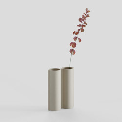 Silo Vase 2VJ - Beige | Vases | Lambert et Fils