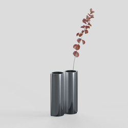 Silo Vase 2VJ - Aluminum miroir | Vases | Lambert et Fils