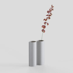 Silo Vase 2VJ - White | Vases | Lambert et Fils