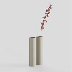 Silo Vase 2VK - Beige | Vases | Lambert et Fils