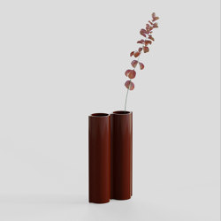 Silo Vase 2VK - Glossy Oxblood | Vases | Lambert et Fils