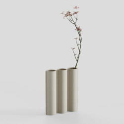 Silo Vase 3VK - Beige | Vases | Lambert et Fils