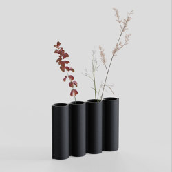 Silo Vase 4VJ - Noir | Vases | Lambert et Fils