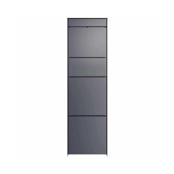 Design letterbox pedestal GOETHE - RAL of your choice | Briefkästen | Briefkasten Manufaktur