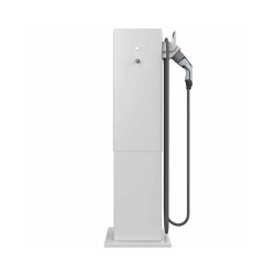 Charging column Draw BASIC Charge 1X - 22kW/32A with 1x type 2 charging cable Height 1300mm Right RAL as desired | Sockets | Briefkasten Manufaktur