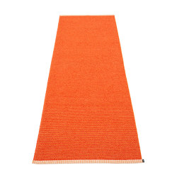 Mono Pale Orange | Coral Red | Rugs | PAPPELINA