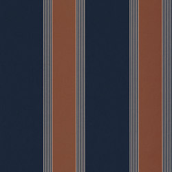 AUTEUIL MARINE/ROUILLE | Wall coverings / wallpapers | Casamance