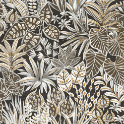 MADHUCA NOIR | Pattern plants / flowers | Casamance