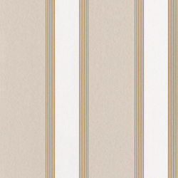 AUTEUIL BLANC/DORÉ | Wall coverings / wallpapers | Casamance