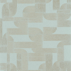 HECTOR OPALINE/DORÉ | Wall coverings / wallpapers | Casamance
