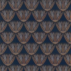 CASTALIA MARINE/TERRACOTTA | Pattern ornament | Casamance
