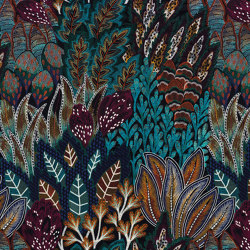 SALONGA NOIR DE LUNE MARINE | Drapery fabrics | Casamance