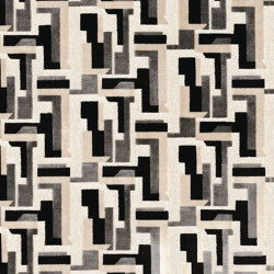 BEBOP GRIS / NOIR DE LUNE | Upholstery fabrics | Casamance