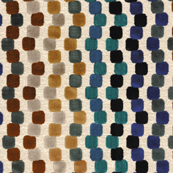 ORPHISME PÉTROLE / ÉMERAUDE | Upholstery fabrics | Casamance