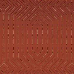 PYRAMIDE ORANGE BRÛLEE | Drapery fabrics | Casamance