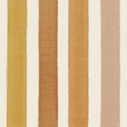 LES CABINES JAUNE OR /  NUDE | Pattern lines / stripes | Casamance