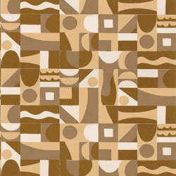 GOURNA OCRE/DORÉ | Wall coverings / wallpapers | Casamance