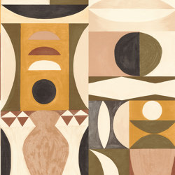 AUGUSTE KAKI/NUDE | Wall coverings / wallpapers | Casamance