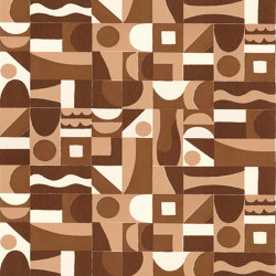 GOURNA TERRACOTTA/CUIVRE | Wall coverings / wallpapers | Casamance