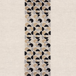 BALANCHINE NOIR / MORDORÉ | Drapery fabrics | Casamance
