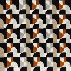 MARCEL NOIR ACAJOU | Pattern ornament | Casamance