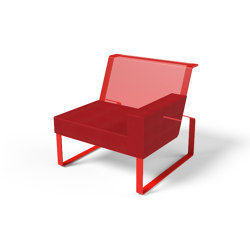 Armchair with right armrest and side zip pocket Moja | Poltrone | Egoé