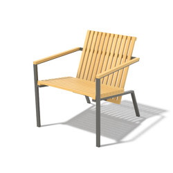 Chair with armrests Axis | Armchairs | Egoé
