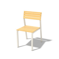 Chair without armrests Cora | Sillas | Egoé