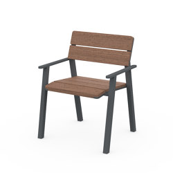 Cora Chair with Armrests | Sedie | Egoé