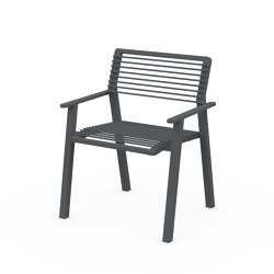Cora Chair with Armrests | open base | Egoé