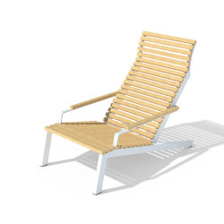 Relaxing armchair with armrests Alva | Sun loungers | Egoé