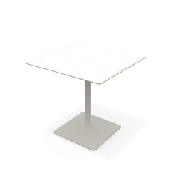 Tina Table with a metal top | Tabletop square | Egoé