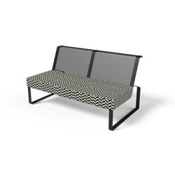 Two-seat sofa without armrests Moja | Sofás | Egoé