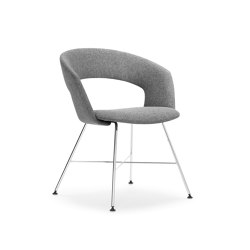 CALINA four-legged chair with cross brace | Sedie | Girsberger