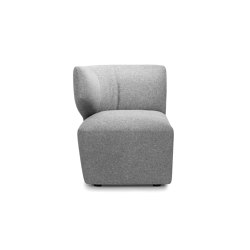 PABLO SOFT Modular unit right-hand side | Modular seating elements | Girsberger