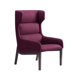 aris lounge - Armchair high, open armrests | Armchairs | Rossin srl