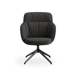 cleo mini high - with wrinkels, with swivel base | Stühle | Rossin srl